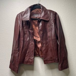 Guess leather jacket